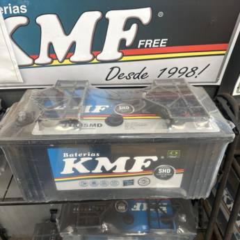 Comprar o produto de Bateria KMF 150A com 12 Meses de Garantia - Máxima Potência e Desempenho em Lençóis Paulista, SP em Baterias em São Manuel, SP por Solutudo