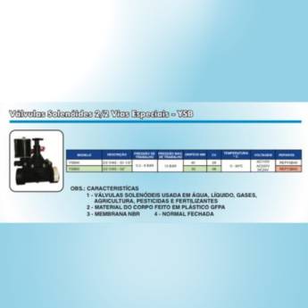 Comprar o produto de Válvulas Solenoide 2/2 Vias Especiais – Alta Performance e Durabilidade em Ribeirão Preto em Válvulas e Conexões Pneumáticas em Campinas, SP por Solutudo