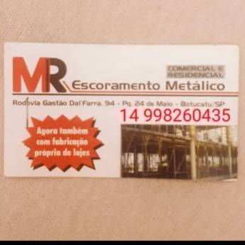 Comprar o produto de Alicerce ao acabamento em Construção pela empresa MR Escoramento Metálico em Botucatu, SP por Solutudo