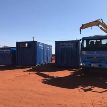 Comprar o produto de Locação de Container Almoxarifado – Praticidade e Segurança em Santa Cruz do Rio Pardo, SP em Serralheria em Ourinhos, SP por Solutudo