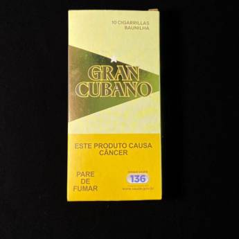 Comprar o produto de Tabacarias: Cigarrilha Gran Cubano Baunilha Salvador em Tabacaria em Salvador, BA por Solutudo