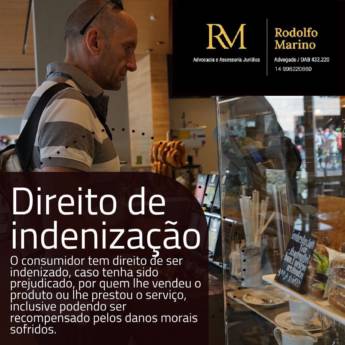 Comprar o produto de Direito de indenização em Advocacia em Garça, SP por Solutudo