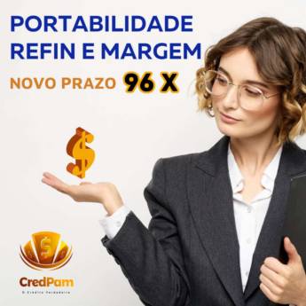 Comprar o produto de Consignado INSS 96x em Marília – Mais Prazo e Tranquilidade em Financeiras - Empréstimos pela empresa Credpam - Financeira em Marilia em Garça, SP por Solutudo