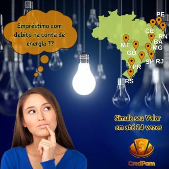 Comprar o produto de Empréstimo com Desconto na Conta de Energia – Praticidade e Economia em Marília em Financeiras - Empréstimos pela empresa Credpam - Financeira em Marilia em Garça, SP por Solutudo