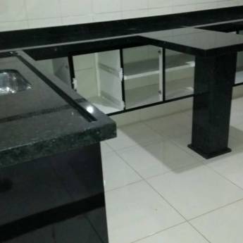 Comprar o produto de Pia no Granito Verde Bahia em Cozinha em Laranjal Paulista, SP por Solutudo