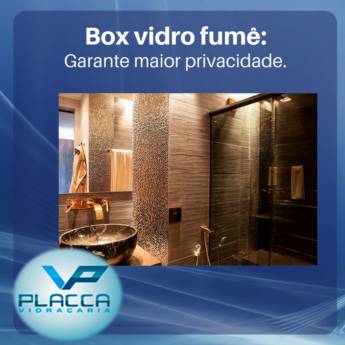 Comprar o produto de Box Vidro Fumê – Elegância e Privacidade para Seu Banheiro em Lençóis Paulista/SP em Vidros em São Manuel, SP por Solutudo