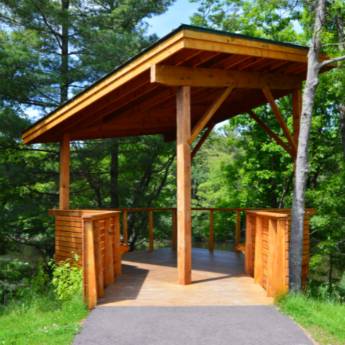 Comprar o produto de Quiosques de Madeira Rústicos e Sofisticados – Avaré em Carpintaria - Estruturas e Produtos de Madeira em Riviera de Santa Cristina I, SP por Solutudo