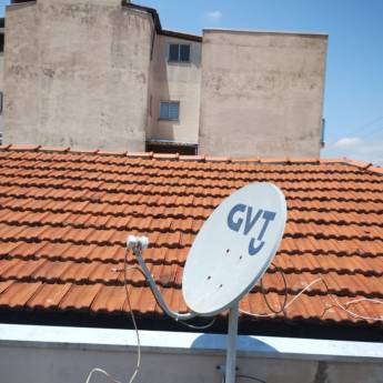 Comprar o produto de Antena parabólica banda Ku StarOne C2 70w instalada para um ponto no bairro Novo Oratório Santo André em 07/11/2025 em Antenas em Santo André, SP por Solutudo