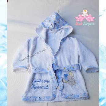 Comprar o produto de Roupões Infantis em Batatais | Conforto dos 6m aos 6a em Arte e Artesanato em Batatais, SP por Solutudo