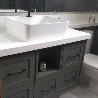 Comprar o produto de Gabinetes para Banheiro em Móveis Planejados em Barra Velha, SC por Solutudo