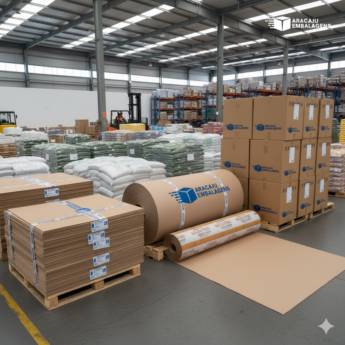 Comprar o produto de Placas de papelão em Rolos de Embalagem em Aracaju, SE por Solutudo