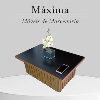 Comprar o produto de Mesa de Centro Ripada Premium – Sofisticação em Cláudio, MG em Móveis Planejados - Marcenarias em Cláudio, MG por Solutudo