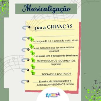 Comprar o produto de Curso de Musicalização Infantil - Explorando o Mundo da Música - Piracicaba em Escolas de Música em Rio Claro, SP por Solutudo