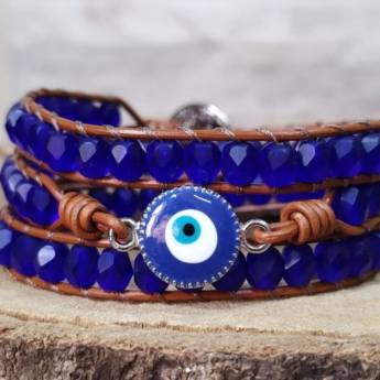 Comprar o produto de Pulseira Olho Grego em Peças para Pulseiras em São Paulo, SP por Solutudo