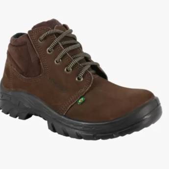 Comprar o produto de Coturno Primavera Ecosafety Marrom  em Calçados de segurança em Laranjal Paulista, SP por Solutudo