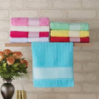 Comprar o produto de Toalha de Lavabo Aveludada Estampa Sublimática 380g/m² - Athelier em Toalhas pela empresa Public Gráfica e Brindes em Ribeirão Preto, SP por Solutudo