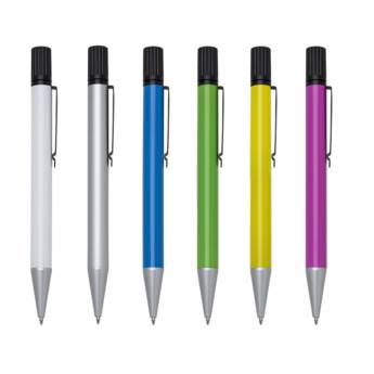 Comprar o produto de 13259 Caneta Metal Marca Texto - Múltiplo 50 peças em Materiais para Escritório pela empresa Public Gráfica e Brindes em Ribeirão Preto, SP por Solutudo