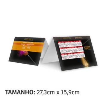 Comprar o produto de CALENDÁRIO DE MESA BÁSICO PVC 0,50MM PVC PREMIUM 0,50MM em Calendários pela empresa Public Gráfica e Brindes em Ribeirão Preto, SP por Solutudo