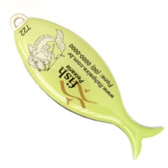 Comprar o produto de Chaveiro Chapinha Metálica COD 722 - Chapinha Peixe Gr em Chaveiros Chapinha pela empresa Public Gráfica e Brindes em Ribeirão Preto, SP por Solutudo