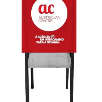 Comprar o produto de Capa de Cadeira Personalizada em Placas de Sinalização pela empresa Public Gráfica e Brindes em Ribeirão Preto, SP por Solutudo