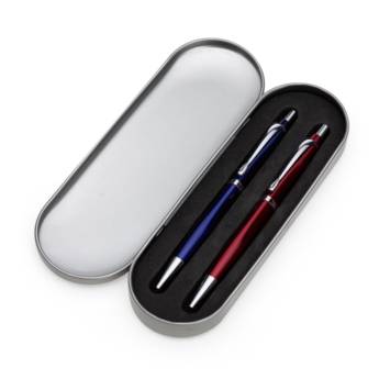 Comprar o produto de BOX-10 Estojo Metal para 2 Canetas em Estojos pela empresa Public Gráfica e Brindes em Ribeirão Preto, SP por Solutudo