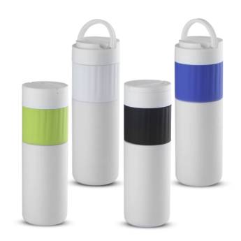 Comprar o produto de 14787 Garrafa Térmica 500ml com Suporte para Celular em Garrafas Térmicas pela empresa Public Gráfica e Brindes em Ribeirão Preto, SP por Solutudo