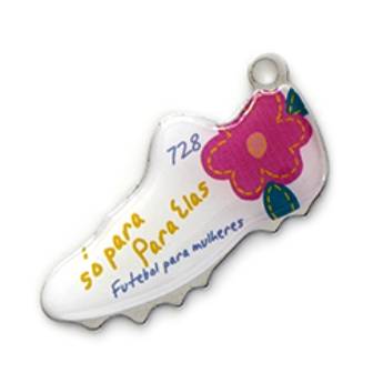 Comprar o produto de Chaveiro Chapinha Metálica COD 728 - Chuteira em Chaveiros Chapinha pela empresa Public Gráfica e Brindes em Ribeirão Preto, SP por Solutudo