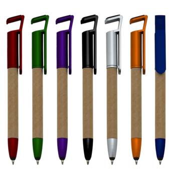 Comprar o produto de 00708P Caneta Ecológica Touch com Suporte em Canetas Ecológicas pela empresa Public Gráfica e Brindes em Ribeirão Preto, SP por Solutudo