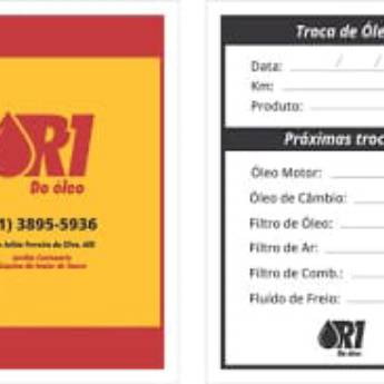 Comprar o produto de Etiqueta Adesivo Troca de Óleo Vinil Transparente 33x48 cm em Etiquetas Adesivas pela empresa Public Gráfica e Brindes em Ribeirão Preto, SP por Solutudo