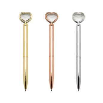 Comprar o produto de 14656 Caneta Metal Coração Diamante em Canetas de Metal pela empresa Public Gráfica e Brindes em Ribeirão Preto, SP por Solutudo