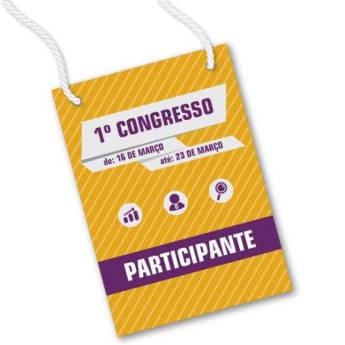 Comprar o produto de Credenciais em Gráficas e Impressão pela empresa Public Gráfica e Brindes em Ribeirão Preto, SP por Solutudo