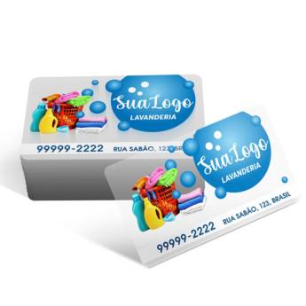 Comprar o produto de CARTÕES DE VISITA PVC 0,30MM TRANSLÚCIDO COM TINTA BRANCA em Cartão de Visita pela empresa Public Gráfica e Brindes em Ribeirão Preto, SP por Solutudo