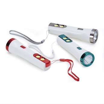 Comprar o produto de 05053 Lanterna Plástica Recarregável em Lanternas pela empresa Public Gráfica e Brindes em Ribeirão Preto, SP por Solutudo