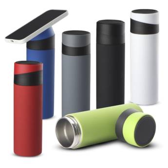 Comprar o produto de 14785 Garrafa Térmica Apoio para Celular em Garrafas Térmicas pela empresa Public Gráfica e Brindes em Ribeirão Preto, SP por Solutudo