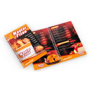 Comprar o produto de Cardápios em PVC Páginas em Cardápios pela empresa Public Gráfica e Brindes em Ribeirão Preto, SP por Solutudo