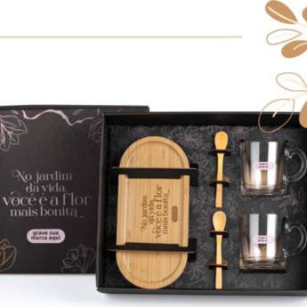 Comprar o produto de Kit para Chá / Café em Produtos de Dia das Mães pela empresa Public Gráfica e Brindes em Ribeirão Preto, SP por Solutudo