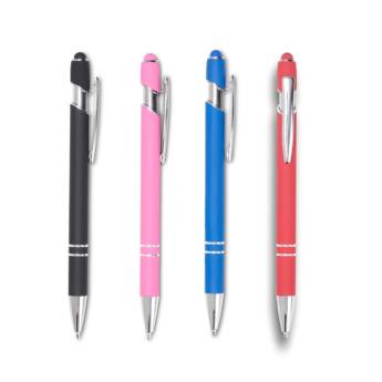 Comprar o produto de 14715 Caneta Emborrachada Touch em Canetas de Metal pela empresa Public Gráfica e Brindes em Ribeirão Preto, SP por Solutudo