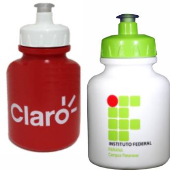 Comprar o produto de Squeeze 300ml em Squeeze Plástico pela empresa Public Gráfica e Brindes em Ribeirão Preto, SP por Solutudo
