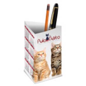 Comprar o produto de CALENDÁRIO DE MESA PORTA CANETAS VERTICAL COUCHÊ 250G  em Calendários pela empresa Public Gráfica e Brindes em Ribeirão Preto, SP por Solutudo