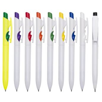 Comprar o produto de 01097L Caneta Plástica em Canetas de Plástico pela empresa Public Gráfica e Brindes em Ribeirão Preto, SP por Solutudo