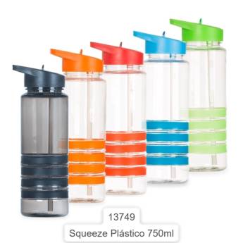 Comprar o produto de 13749 Squeeze Plástico 750ml em Squeeze Plástico pela empresa Public Gráfica e Brindes em Ribeirão Preto, SP por Solutudo