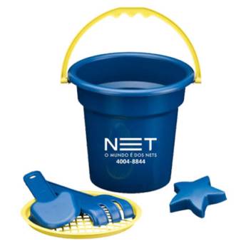 Comprar o produto de Balde de Praia Personalizado em Brinquedos pela empresa Public Gráfica e Brindes em Ribeirão Preto, SP por Solutudo