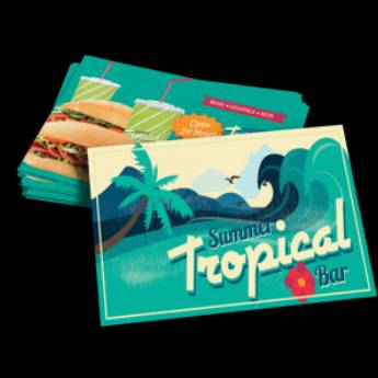 Comprar o produto de POSTAIS COUCHÊ 300G em Gráficas e Impressão pela empresa Public Gráfica e Brindes em Ribeirão Preto, SP por Solutudo