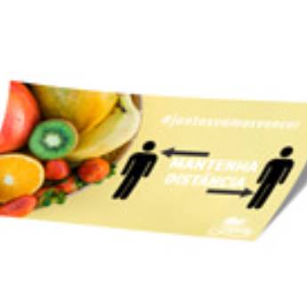 Comprar o produto de Adesivo de Piso Vinil Branco Retangular em Adesivos pela empresa Public Gráfica e Brindes em Ribeirão Preto, SP por Solutudo