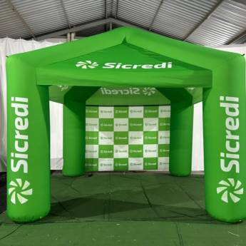 Comprar o produto de Tenda Inflável com Personalização Total – São José do Rio Preto em Infláveis pela empresa Public Gráfica e Brindes em Ribeirão Preto, SP por Solutudo