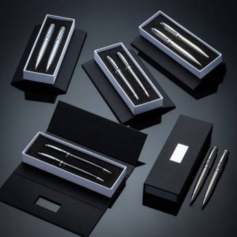 Comprar o produto de 182PAR Conjunto Caneta e Lapiseira Metal em Canetas de Metal pela empresa Public Gráfica e Brindes em Ribeirão Preto, SP por Solutudo