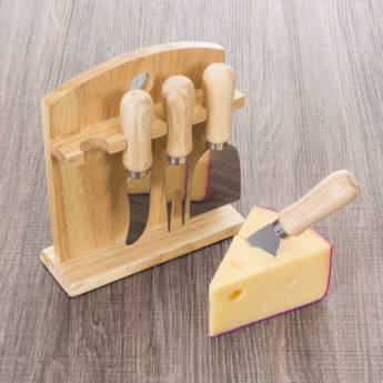 Comprar o produto de 04236 Kit Queijo 5 Peças em Kit Queijo pela empresa Public Gráfica e Brindes em Ribeirão Preto, SP por Solutudo