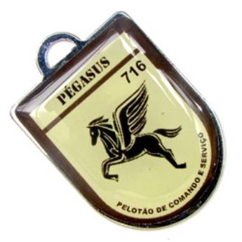 Comprar o produto de Chaveiro Chapinha Metálica COD 716 - Chapinha Brasão em Chaveiros Chapinha pela empresa Public Gráfica e Brindes em Ribeirão Preto, SP por Solutudo