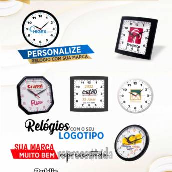 Comprar o produto de Relógio de Parede Personalizado em Relógios pela empresa Public Gráfica e Brindes em Ribeirão Preto, SP por Solutudo