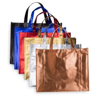 Comprar o produto de 18537G Sacola TNT Metalizada em Sacolas em TNT pela empresa Public Gráfica e Brindes em Ribeirão Preto, SP por Solutudo